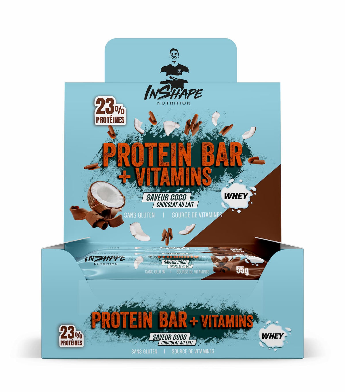 Protein bar + Vitamins 55 g