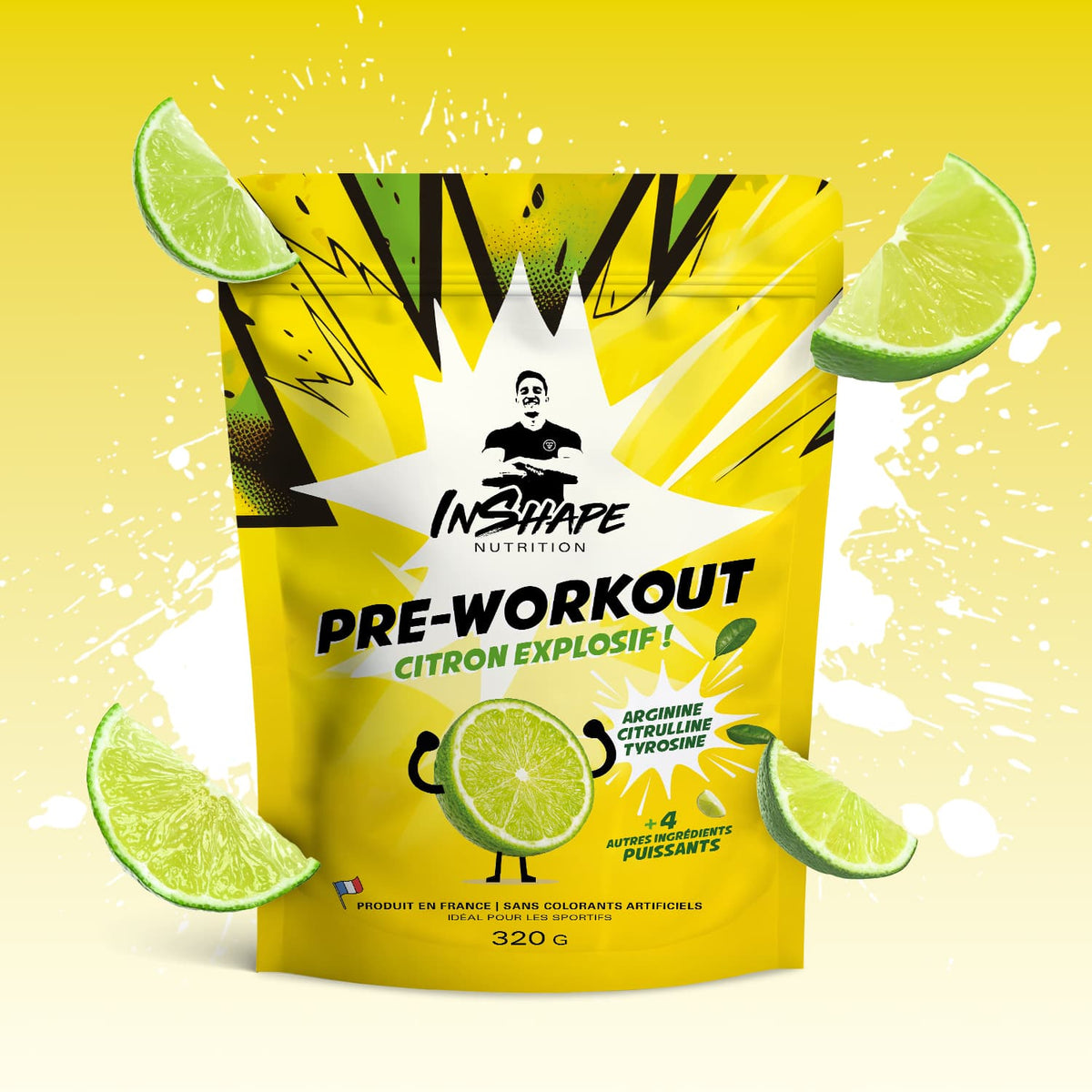 Pre-workout citron Inshape Nutrition 